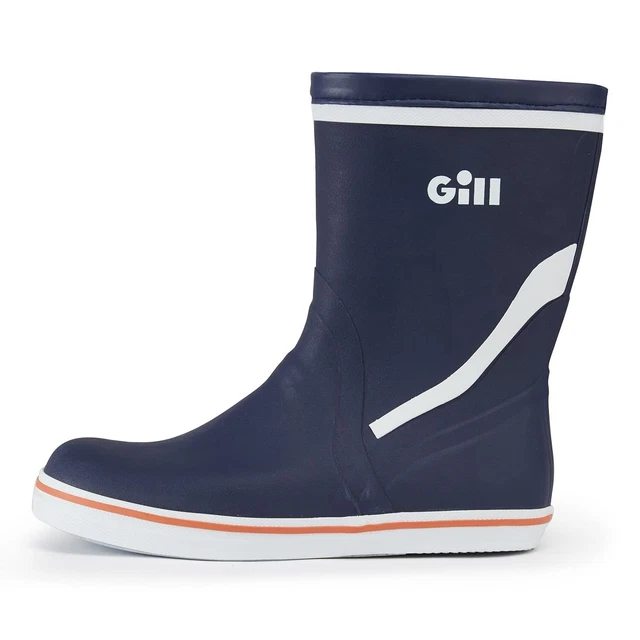Gill Short Cruising Sailing Yachting Non-Slip Rubber Boot 9 Dark Blue