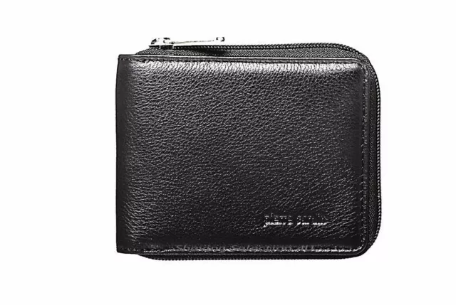 Pierre Cardin-RFID Blocking-Genuine Italian Leather-Men's Wallet Bifold+Gift Box 2