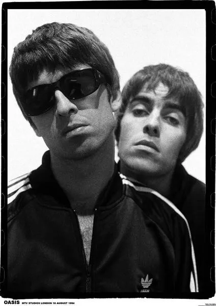 OASIS POSTER NOEL LIAM GALLAGHER IN LONDON 1994 33x24 NEW FREE SHIPPING