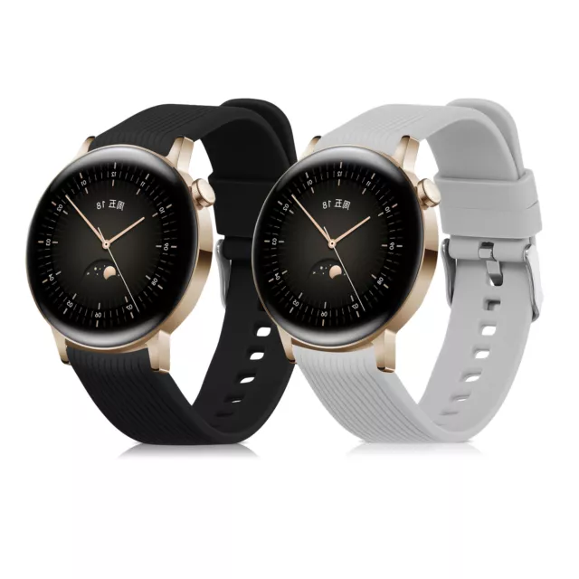 2x bracelet pour fitness tracker Huawei Watch GT 3 Pro 43mm Watch GT 3 42mm