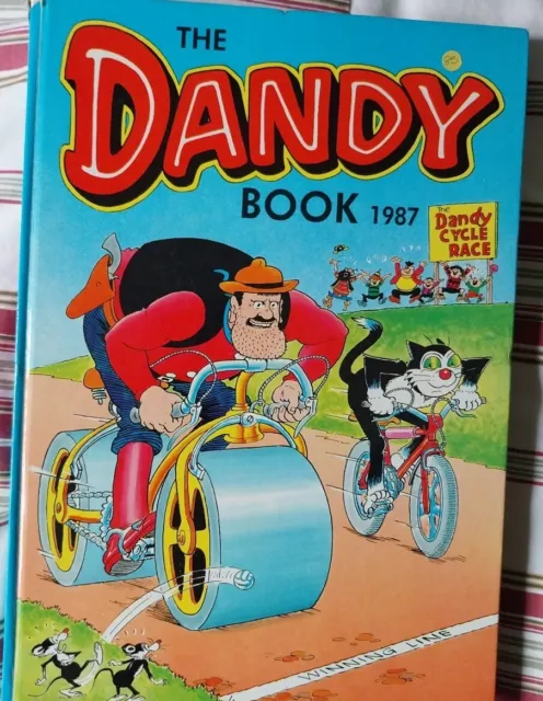 THE DANDY BOOK 1987  Top Cond,  Unclipped & No Writing. Ft Korky, D Dan, Smasher
