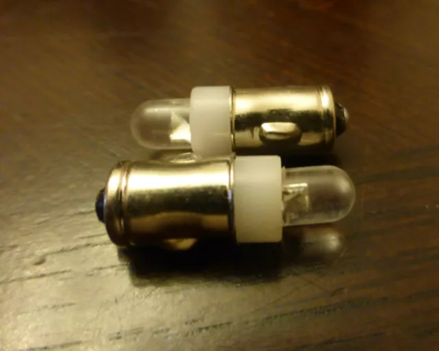 LED Lucas Type 12V Bleu Ampoules x2 Warning Lampes Jauges Smiths LLB281 GLB281