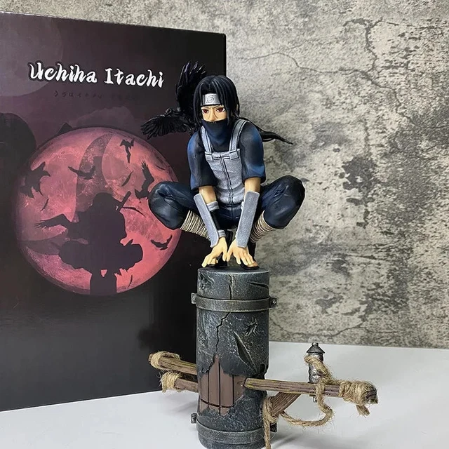 Figurine Uchiha Itachi – Naruto, Statue 28 Cm, PVC, Modèle 2024, Décoration
