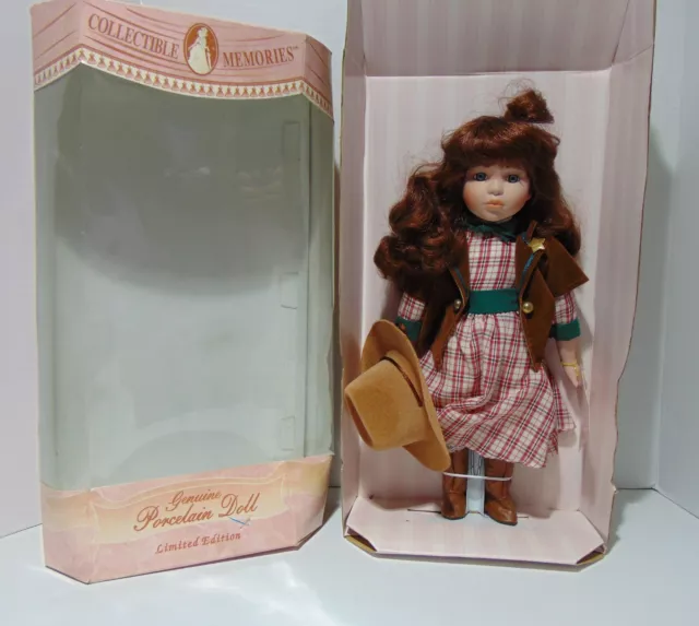 Collectible Memories Genuine Porcelain Doll Danice Limited Edition  NIB