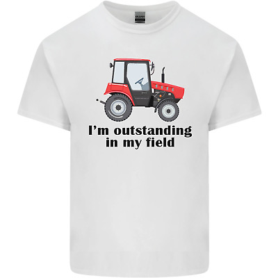 Sono in sospeso nel mio campo Agricoltore Trattore Da Uomo Cotone T-Shirt Tee Top