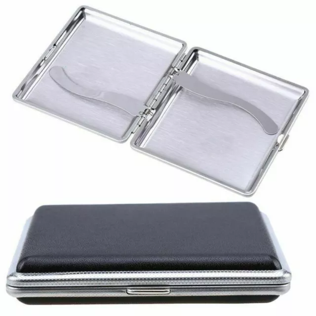 Leather Cigarette Tobacco Case Holder Pocket Box For 20Pcs 84mm Length Cigars B