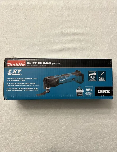 Makita XMT03Z 18V LXT® Lithium-Ion Cordless  Oscillating Multi-Tool