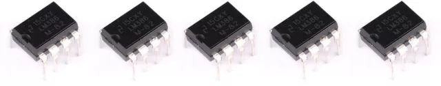 5 x LM386 DIP8 Low Voltage Audio Power Amplifier IC LM386N 5pcs Through Hole 2