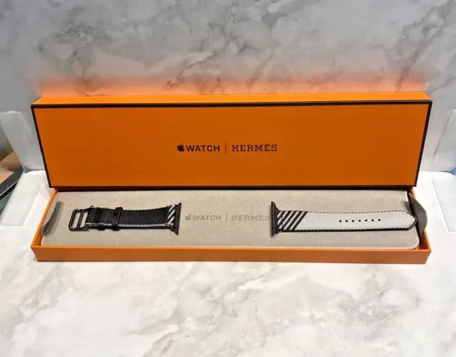 Apple Watch Hermès - 41mm Orange/Rose Mexico Twill Jump Single Tour -  Business - Apple (AE)