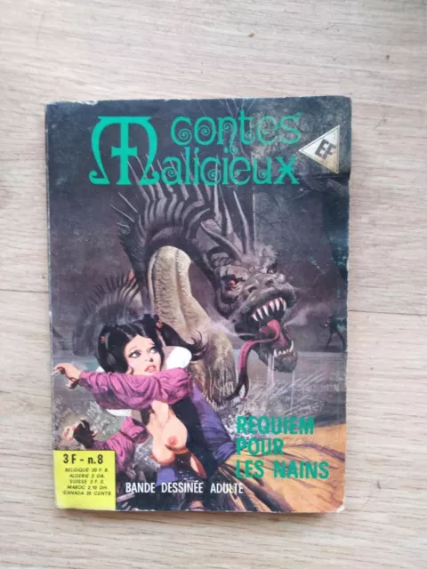 LOT ELVIFRANCE 9 LIVRES série BLEUE, JAUNE, CONTES MALICIEUX, ETC...