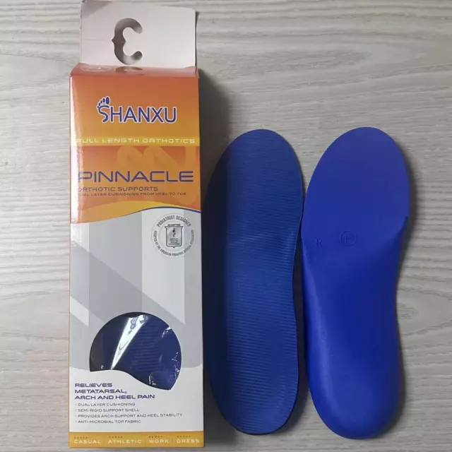 Compatible Powerstep Pinnacle Full-length Arch Support Insole Size B,C,D,E,F,G