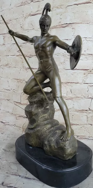 Collectible Male Figurine Bronze Decor Ancient Roman-Greek Mythology Hot Cast