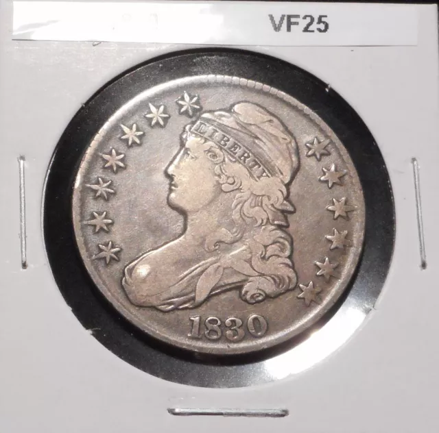 1830  BUST Half Dollar  - Very  Fine  Condition