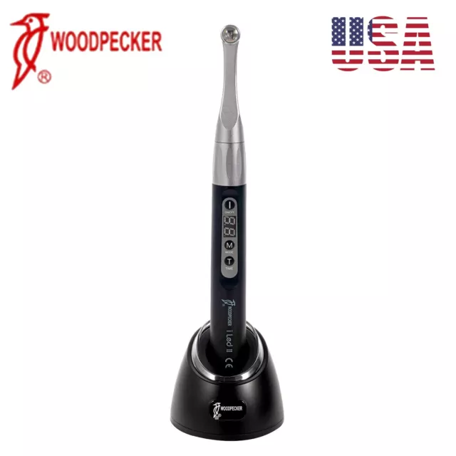 Woodpecker Dental ILED II Curing Light Lamp Wide Spectrum Upgraded 3000mw/c㎡