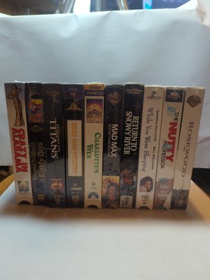LOT OF 10 Sealed VHS Movies From 80's + 90's PLEASE READ £21.75