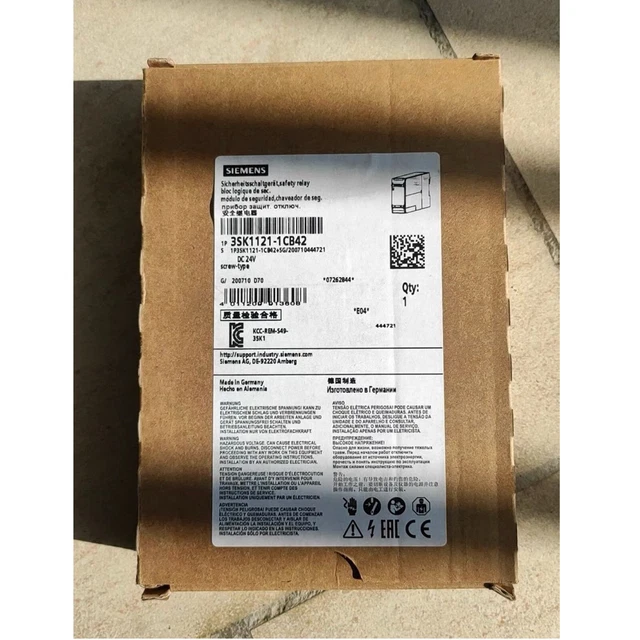 1PCS SIEMENS NEW IN BOX Configurable Safety Relay 3SK1121-1CB42 FAST SHIP