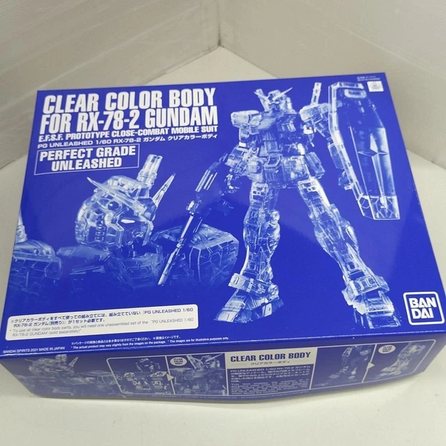 1 60 RX 78 2 Gundam Model No.  Clear Color Body BANDAI Good quality from Japan