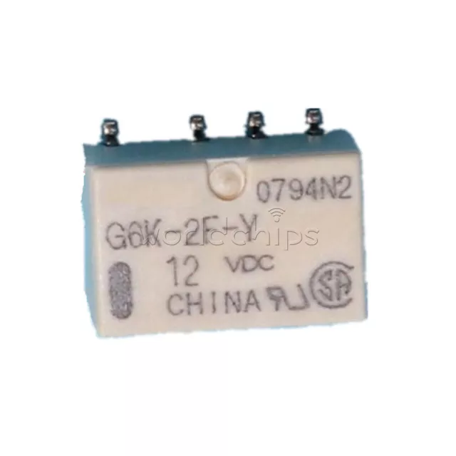 5PCS SMD G6K-2F-Y-12VDC Signal Relay 8PIN Relay 12V Module