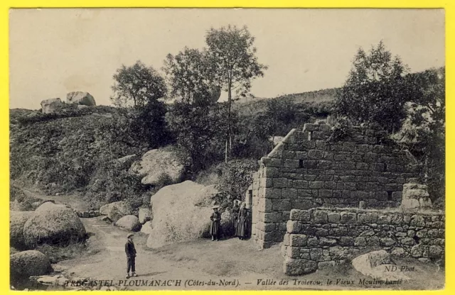 cpa 22 - TRÉGASTEL PLOUMANAC'H (Cotes d'Armor) Vallée des TROÏEROU MOULIN Hanté