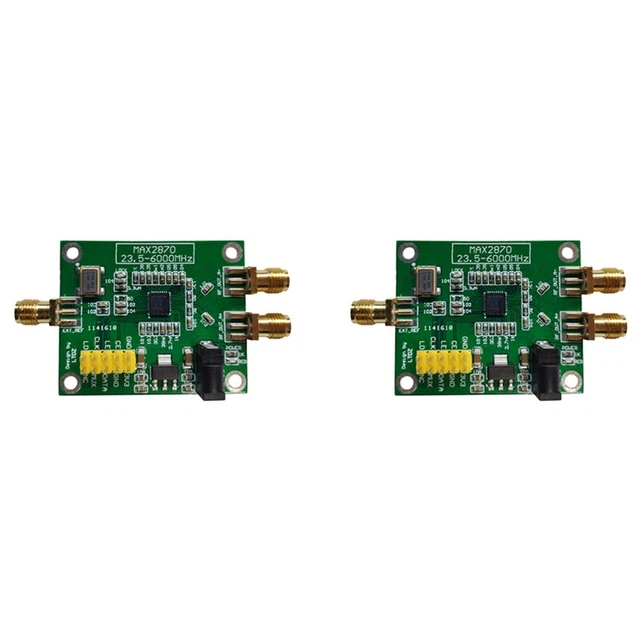 2X MAX2870 23.5-6000Mhz Signal Analyzer USB 5V Powered FrequencyV6A9