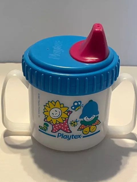 2 Vintage Playtex Sippy Cups Baby 1990s