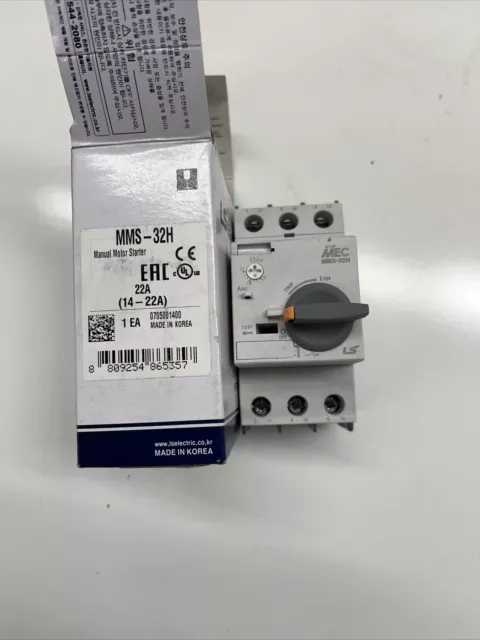 LG MMS-32H-13A META MEC Manual Motor Starter from LS Industrial