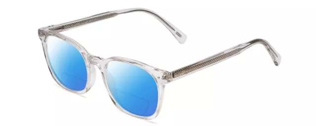 Ernest Hemingway H4851 Cateye Polarized BIFOCAL Sunglasses in Clear Crystal 51mm
