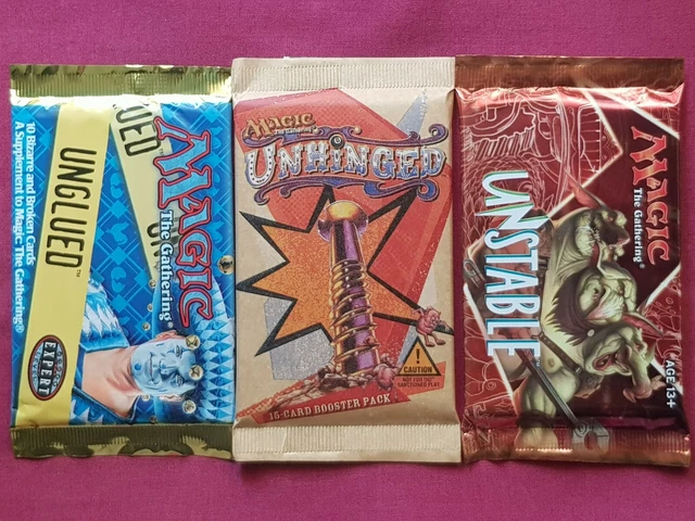 MAGIC THE GATHERING UNHINGED New Sealed Booster Pack MTG 50.27 - PicClick UK MAGIC THE GATHERING UNHINGED New Sealed Booster Pack MTG 50.27 - PicClick UK