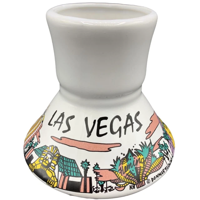 Vintage Donmar 1993 Las Vegas Strip Fat Bottom 12 oz Mug Mirage Flemingo Sphinx