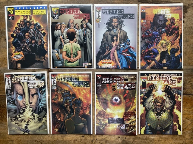 Rising Stars 0-9, 0, 1/2 Wizard (1999) Top Cow Comic Lot (12); Straczynski