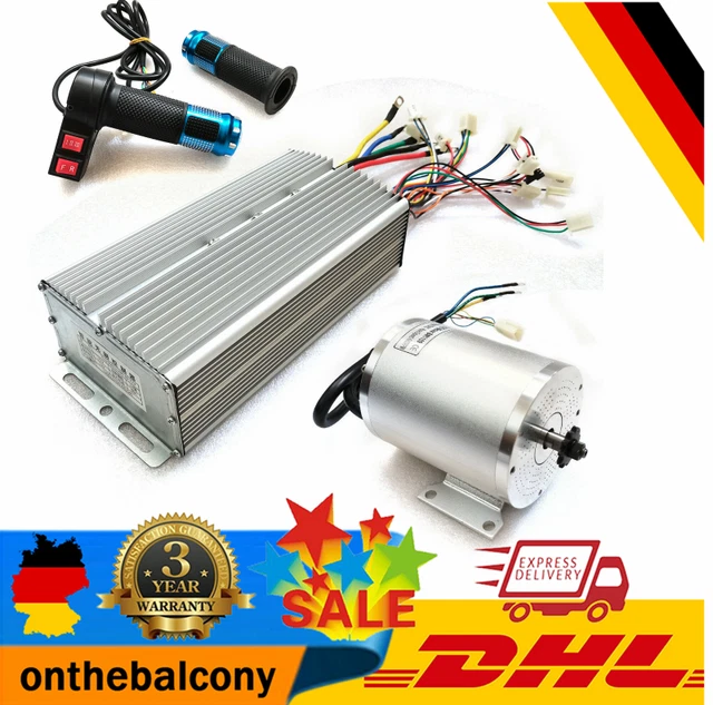Kit Motore Bici Kit Motore Brushless 72V 3000W Con Controller 50A