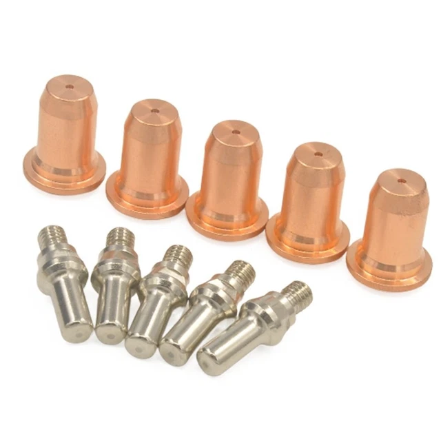 Kit Consumabili Per Taglio Plasma – 40 Pezzi: Elettrodi, Ugelli E Tazze In Ceramica – Per Torce SG55 E AG-60