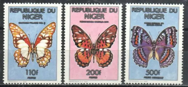 Niger Stamp 823, 824, 827  - All Butterflies in set