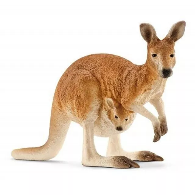 NEW Schleich Kangaroo 14756 wild life figurine toys Australian animal joey