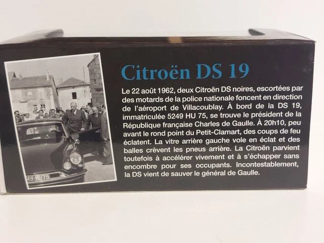 Citroën DS 19 Charles de Gaulle 1962 - 1/43 7