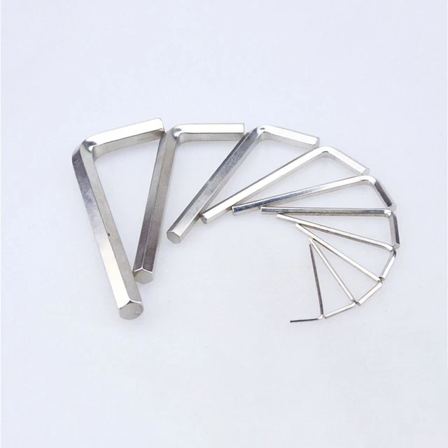 Chiave L-TYPE Multiplo Modelli Opzionale Portatile Argento Small