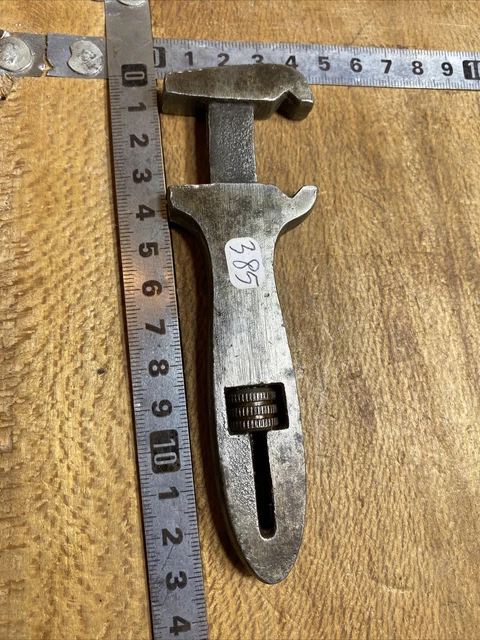 Ancienne Petite Clé à Molette PREFER - Outil Vintage Pour Sacoche Vélo, Bici Epoca