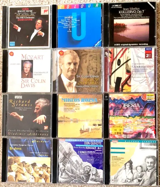 Classical Music for Orchestra CDs X 12 (14 Discs) Job Lot Bundle
