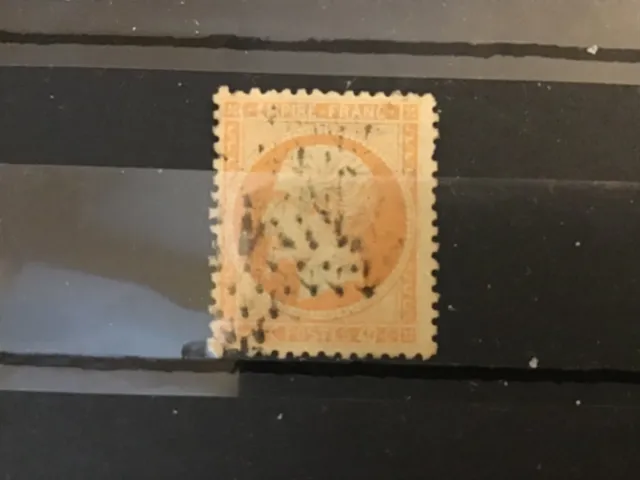 Lot 72 timbre de France type Napoleon III n°23 obl étoile 