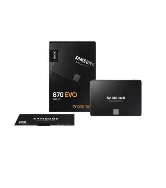 Samsung 870 EVO Interne SATA SSD 250 GB 2.5zoll