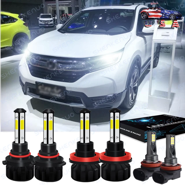 thumbnail interactive-video image 1 of SHENKENUO 6000K LED Headlight Kit For Honda CR-V 2015-2021 – Hi/Low Beam + Fog 1 of 2
