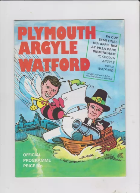 1984 F.A.C.Semi-Final.Plymouth Argyle v Watford.