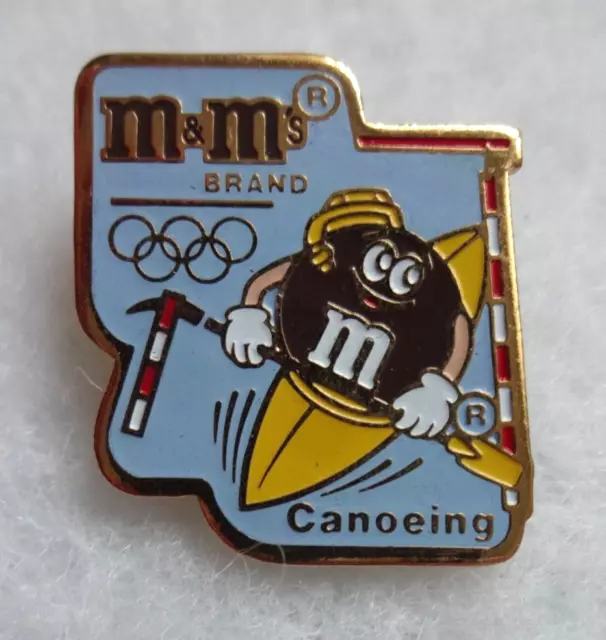 M&M's - 1992 OLYMPIC GAMES - CANOEING - PIN BADGE