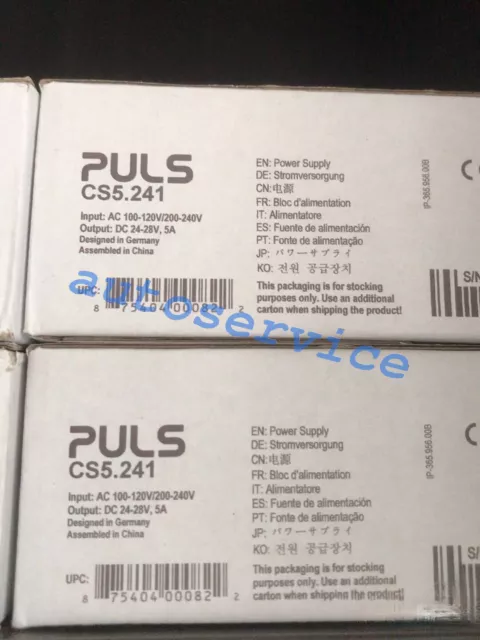 New & original PULS Switching Mode Power Supply CS5.241 By Fedex or DHL