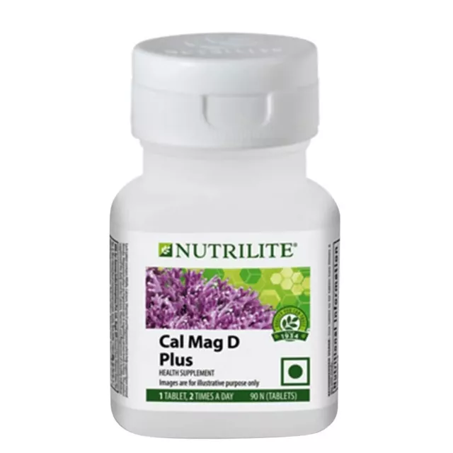 Nutrilite Cal Mag d Plus 90 Tablets Pack of 1 Herbal Health Supplement