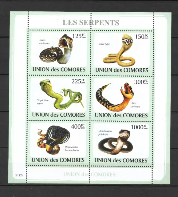 Comores Serie N°1513/1518  Annee 2009 Neuf ** Luxe  Top Affaire !!!!!!!!!!!!!!!