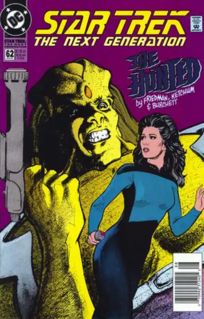 Star Trek: The Next Generation #62 Newsstand Cover (1989-1996) DC