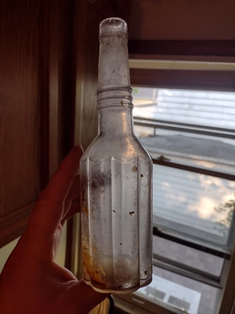 Antique 1880s Pepper Sauce Bottle