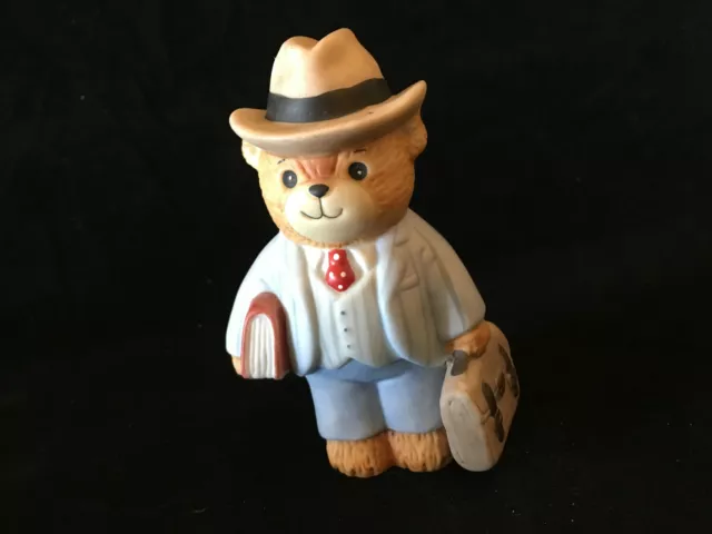 Lucy & Me Traveling Salesman Bear Lucy Rigg ENESCO 1980