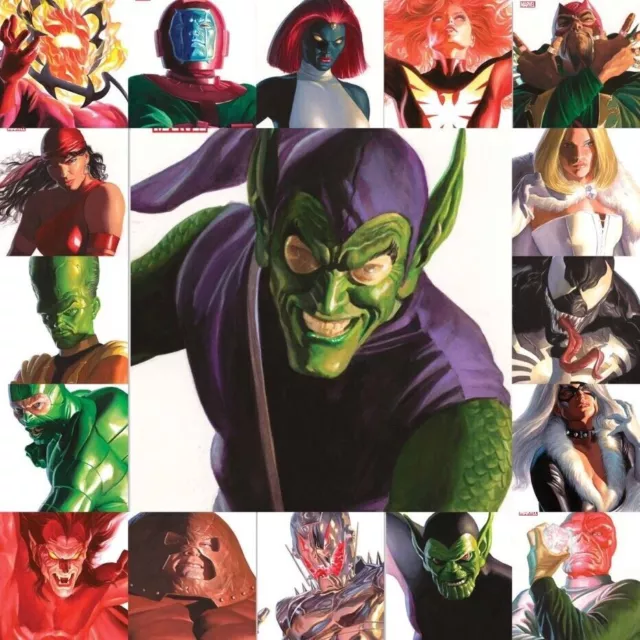 ALEX ROSS TIMELESS VILLAIN YOU PICK VIRGIN VARIANTS .25 cent combined shipping